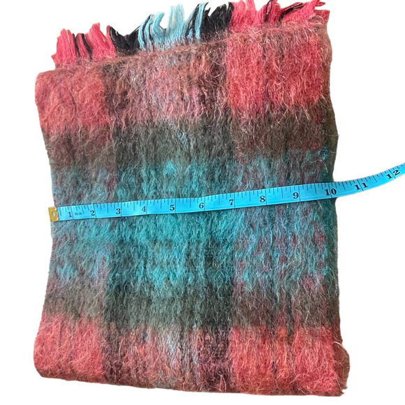 Andrew Stewart Vintage Mohair/Wool Made in Scotland Scarf - Picture 6 of 12